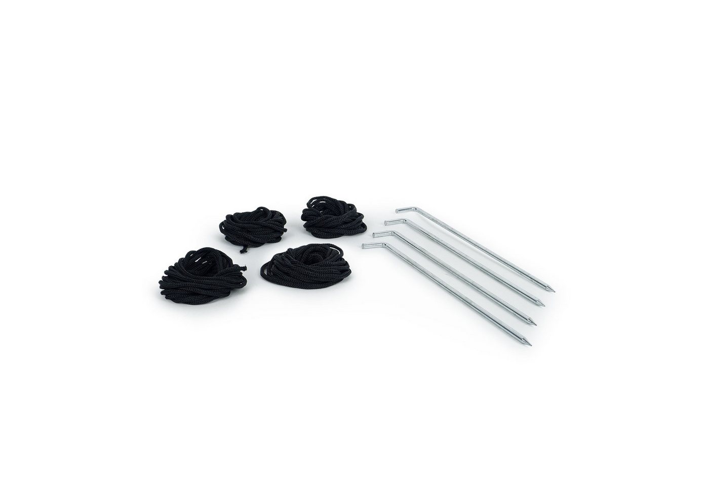 Weber GmbH Zelthering Befestigungssatz für Easy-Up Zelt 3 x 3 m, (Set, 8-St), 4 Haken zur Bodenbefestigung sowie 4 Spannseilen von Weber GmbH