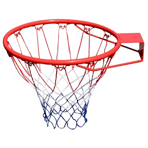 Kids Basketball Hoop, 15 '' Wandmontierter Basketball Rim Tor Indoor Outdoor Basketball Hoop Hanging Basketball Rand Ersatz mit Netz von Weduspaty
