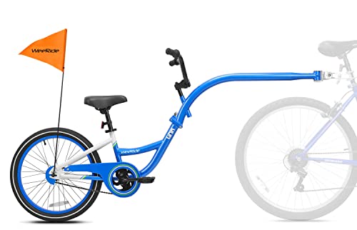 Wee-Ride Kazam Link Tagalong Kinder-Anhängerfahrrad, Blau, Einheitsgröße (WEE37424K) von Wee-Ride