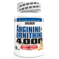 Arginine + Ornithine 4.000 (180 Kapseln) von Weider