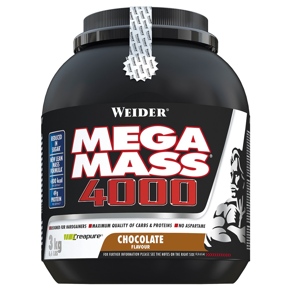 Weider - Mega Mass 4000 3 kg - Weight Gainer von Weider