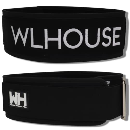 Weightlifting House Neoprene Weightlifting Belt (XXL, Black & White) von Weightlifting House