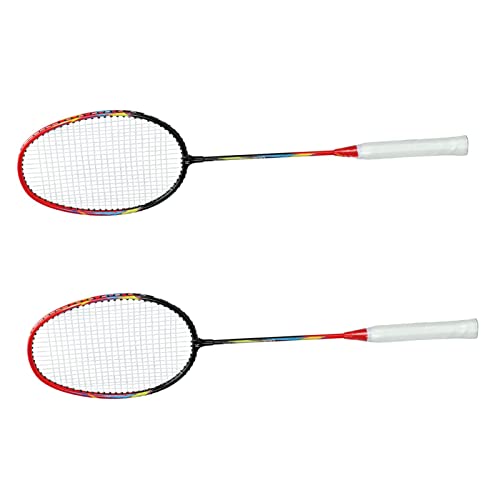 Badmintonschläger, 660 Mm, Leichte Badmintonschläger mit Innenhoftasche für 2 Spieler von Weikeya