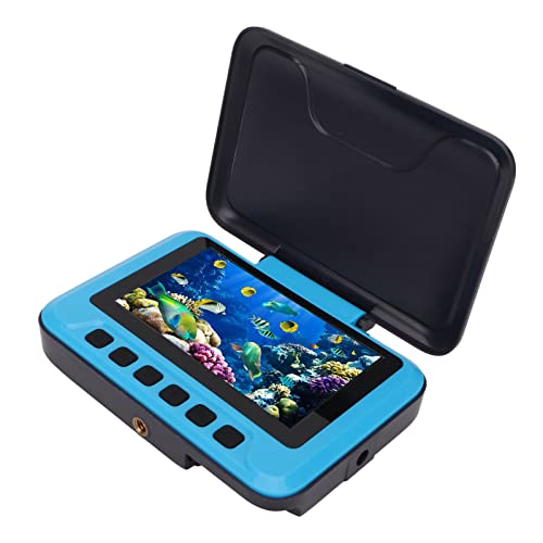 Weikeya Nachtsicht-Fischfinder, 4000 MAh Unterwasser-Angelkamera, 720 X 480 Video, 30 FP, 1280 X 960 Foto, 4,3 Zoll Blauer Bildschirm für Aquakultur von Weikeya