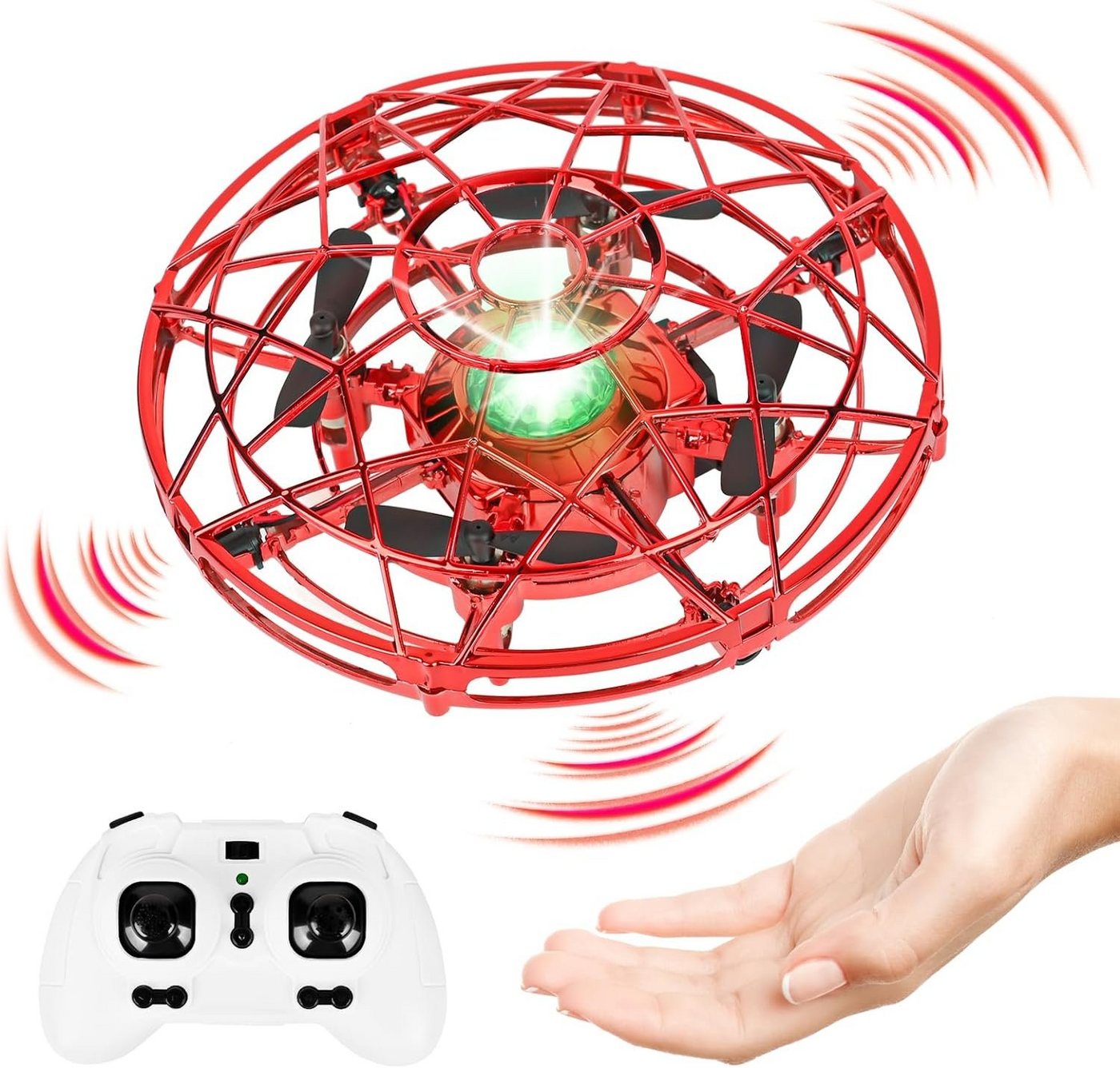 Weinsamkeit Fliegendes Spielzeug, Mini UFO Drohne Fliegender Ball Drohne von Weinsamkeit