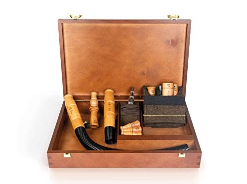 Weisskirchen Premium-Lockjagdset in edler Holzkassette, Lockinstrument, geeignet für die Jagd oder Tierbeobachtung von Weisskirchen