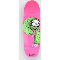 Welcome Sloth On Boline 2.1 9.5" Skateboard Deck neon pink von Welcome