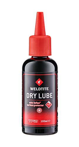 Weldtite TF2 Plus Dry Lube – Hochleistungs-Teflon-Schmiermittel für Fahrradketten, Schaltwerke, Schaltwerke und Kabel – 100 ml von Weldtite