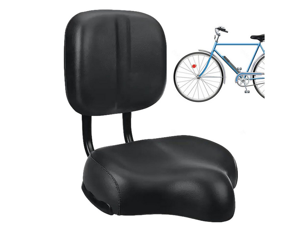 Welikera Fahrradsattel, verstellbare Rückenlehne schwarz für Fahrräder Dreiräder von Welikera