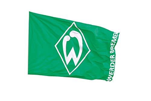 Werder Bremen Uni Fanartikel-Hissfahne groß-300 x 200 cm-Flagge/Fahne, grün, L von Werder Bremen