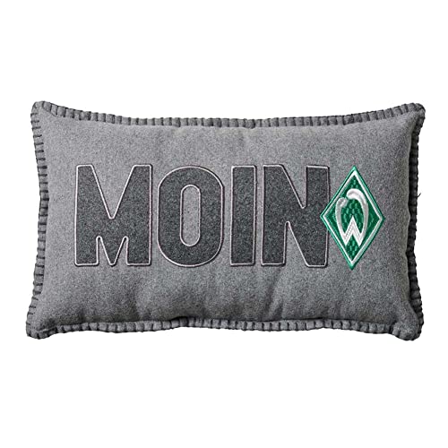 Werder Bremen Moin Filzkissen Kissen (grau, one Size) von Werder Bremen