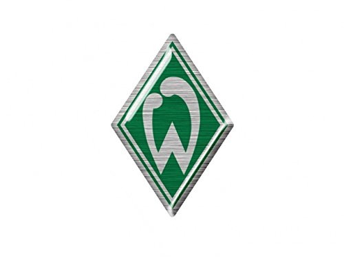 Werder Bremen Sticker/Aufkleber Raute 3 D von Werder Bremen