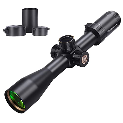 WestHunter Optics HD 4-16x44 FFP Scope, 30mm Tube First Focal Plane Tactical Wide Field of View Precision 1/10 MIL Riflescope | Reticle-B, Only Optics & Basic Accessories von WestHunter