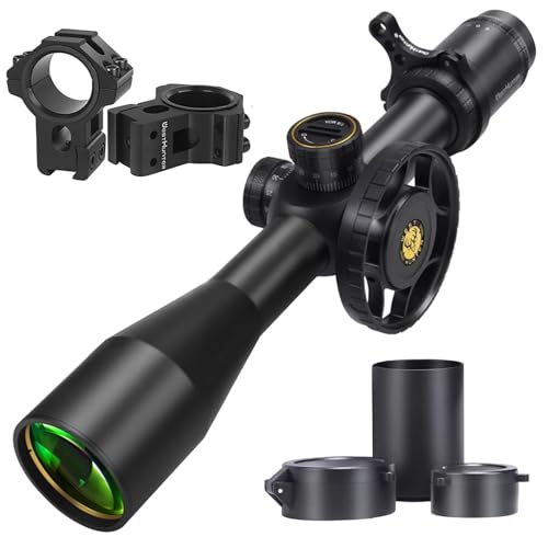 WestHunter Optics HD-N 4-16x44 FFP Scope, 30 mm Tube First Focal Plane Etched Glass Reticle 1/4 MOA Precision Shooting Scopes | Black, Dovetail Kit B von WestHunter
