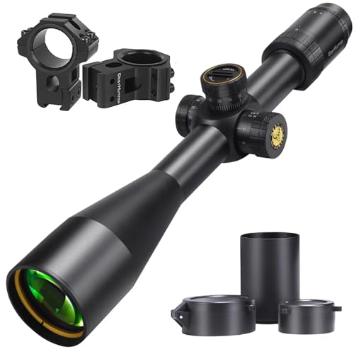 WestHunter Optics HD-N 6-24x50 FFP Scope, 30 mm Tube First Focal Plane Etched Glass Reticle 1/8 MOA Precision Shooting Scopes | Black, Dovetail Kit C von WestHunter