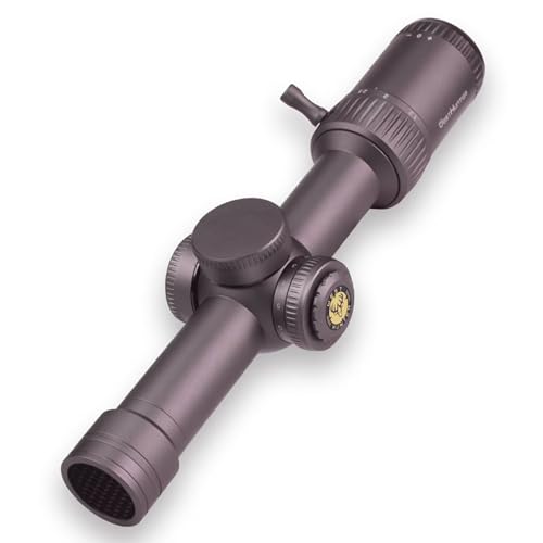 WestHunter Optics HD-S 1.2-6x24 IR PRO LPVO Riflescope - 30 mm Tube Red Green Illumination Mil-Dot Reticle 1/4 MOA Second Focal Plane Hunting Shooting Scope | Brown, Only Optics von WestHunter