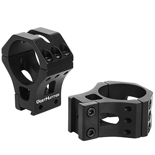 WestHunter Optics Precision 11mm Dovetail Scope Rings, 1 Inch 30 mm 34 mm Universal Tactical Scope Mount | Black von WestHunter