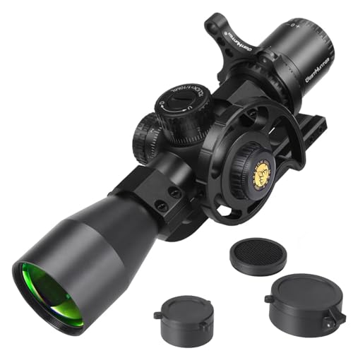 WestHunter Optics WHT 3-12X44 SFIR FFP Compact Scope, 1/10 Mil First Focal Plane Red Illumination Etched Glass Reticle, 30mm Tube Precision Scope Sight, with Picatinny Mount von WestHunter