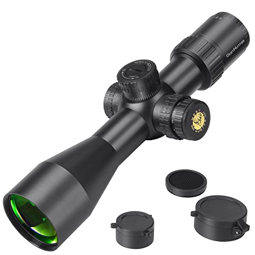 WestHunter Optics WHT 3-12X44 SFIR FFP Compact Riflescope, 1/10 MIL First Focal Plane Red Illumination Etched Glass Reticle, 30mm Tube Tactical Precision Shooting Scopes, Only Optics von WestHunter