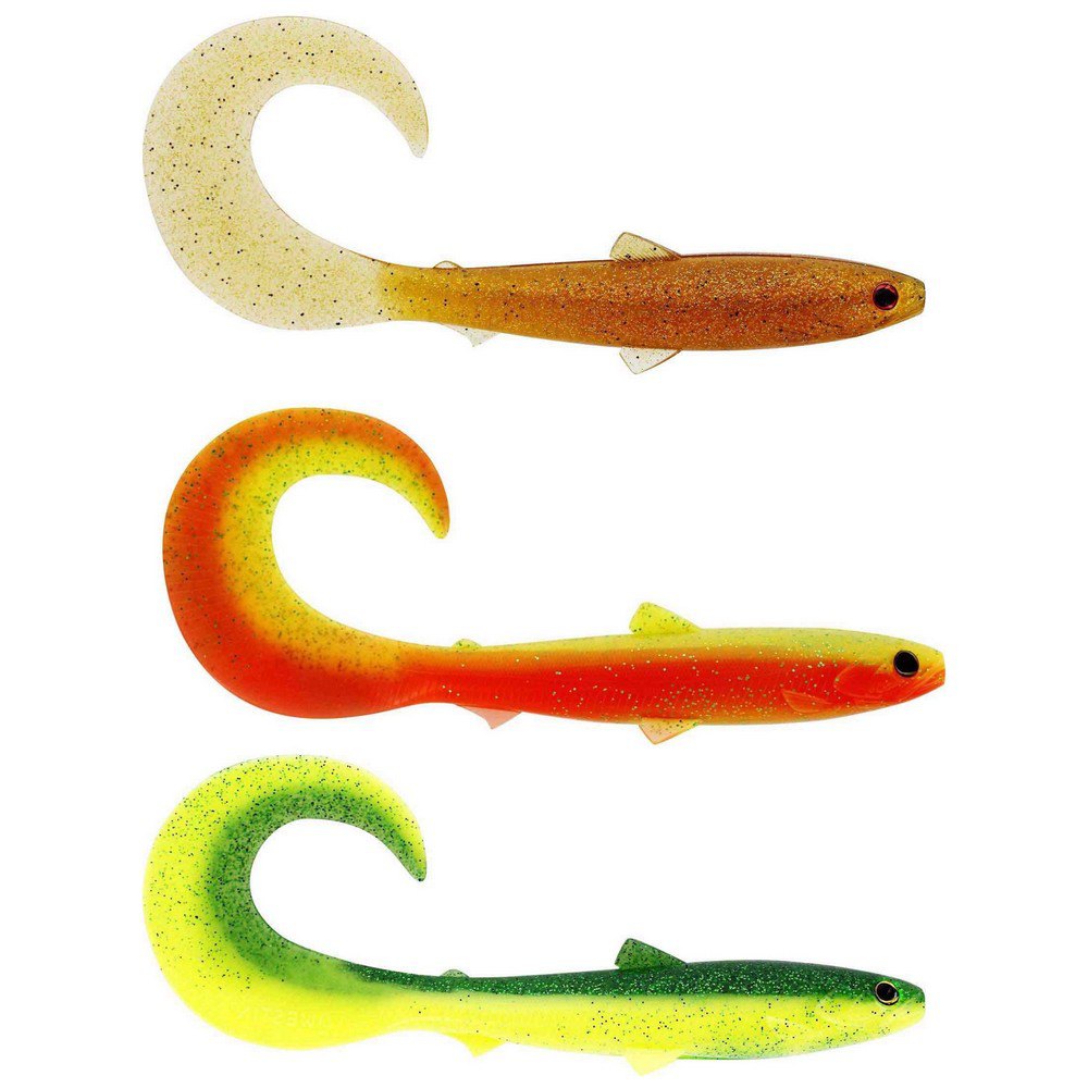 Westin Bullteez Curltail Soft Lure 6g 100 Mm 60 Units Golden von Westin