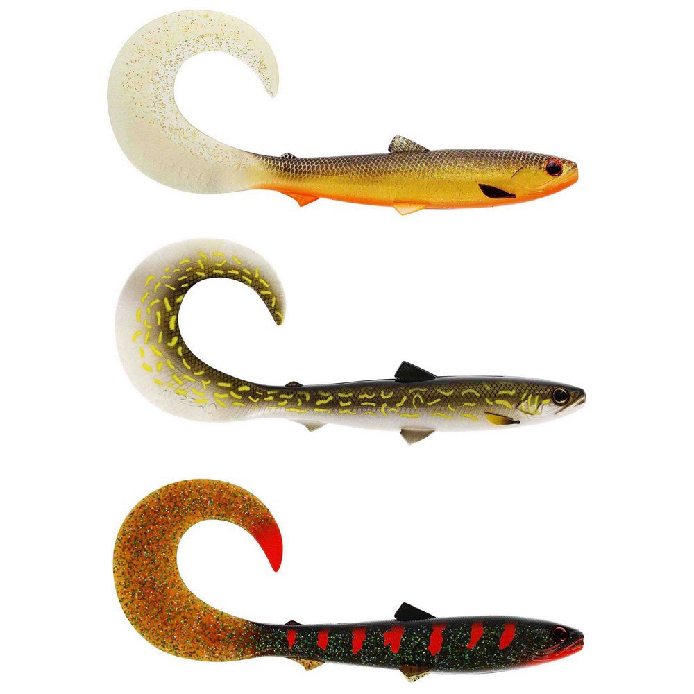 Westin Bullteez Curltail Soft Lure 270 Mm 103g 12 Units Golden von Westin