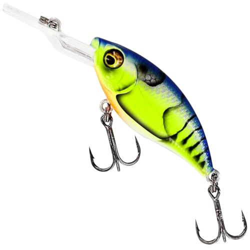 Westin BuzzBite Crankbait Suspending - Wobbler, Länge/Gewicht:6cm / 10g, Farbe:Chart. Blue Craw von Westin