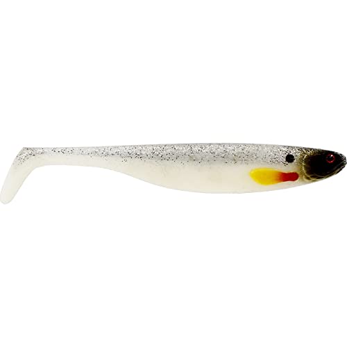 Westin Gummiköder zum Spinnfischen auf Hechte 22cm 53g ShadTeez Slim V2, Farbe:Glow Ghost Hunter von Westin