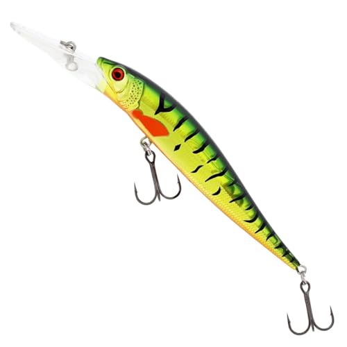 Westin Jerkbite MR Jerkbait Suspending 9cm 9g - Wobbler, Farbe:Firetiger Flash von Westin