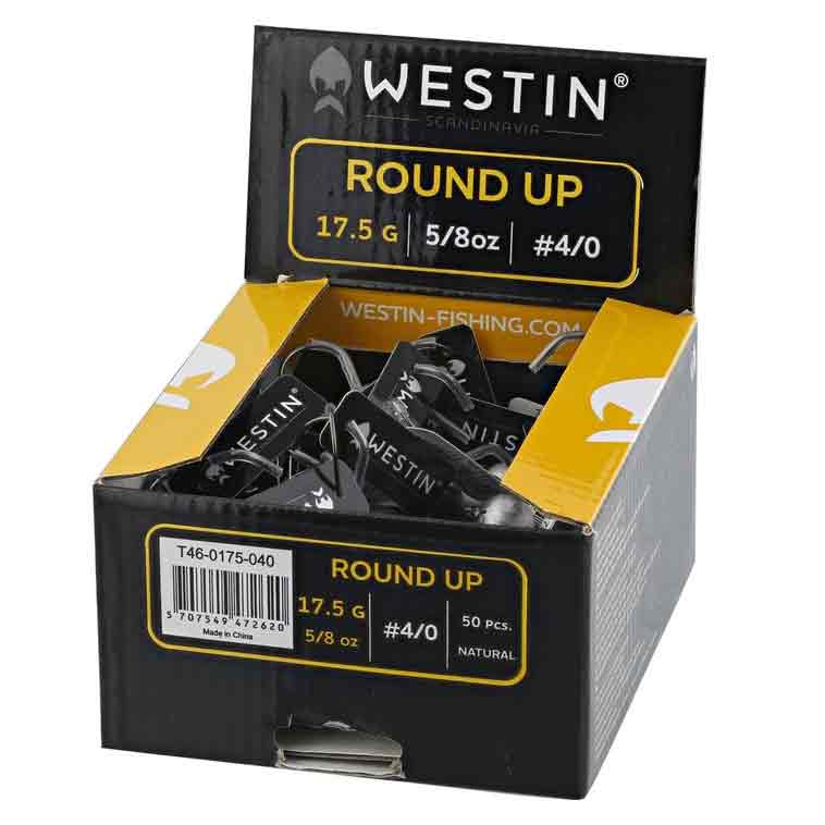 Westin Roundup Lt Jig Head 50 Units Durchsichtig 2 g / 1/0 von Westin