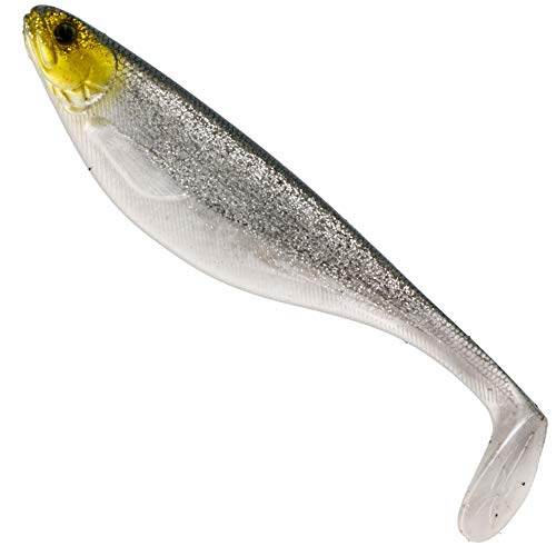 Westin Shad Teez Gummifische, Farbe:Headlight, Länge/Gewicht/Packungsinhalt:7cm / 4g / 4 Stück von Westin