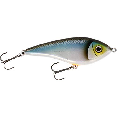 Westin Swim Suspending 10cm 32g - Jerkbait zum Spinnfischen, Wobbler zum Jerkbaitangeln, Hechtköder, Jerkköder zum Spinnangeln, Farbe:Blueback Herring von Westin