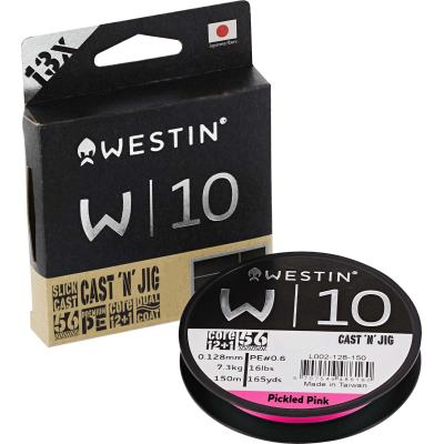 Westin W10 Cast&Jig 13 Braid Pink 0.08 110M 6.0kg von Westin