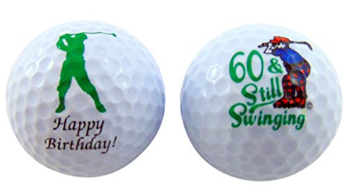 Golfbälle zum 60. Geburtstag, Geschenkpackung für Golfer von Westmon Works