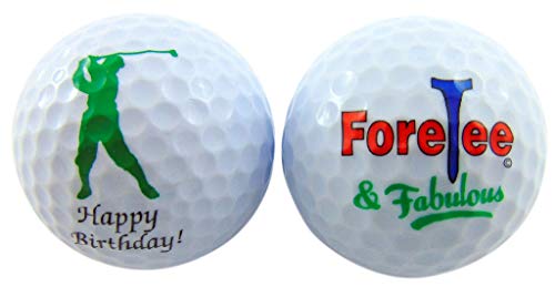 Westmon Works Golfbälle zum 40. Geburtstag, Geschenkpackung für Golfer, 2 Stück von Westmon Works