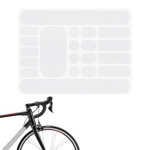Wezalget Kettenstrebenschutz, Fahrradkettenschutz - Fahrradrahmen-Kettenstrebenaufkleber | Fahrrad-Kettenstreben-Schutzband, Kratzfeste Rahmenfolie für Mountainbike von Wezalget