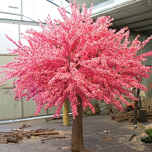WgGUIF 2x1.8m/6.6x5.9ft Japanese Artificial Cherry Blossom Trees Light Pink Simulation Plant Fake Silk Flower Peach Decoration Lndoor Outdoor Party Restaurant Mall Decorati 1.5 * 1.5m/4.9x4.9ft von WgGUIF