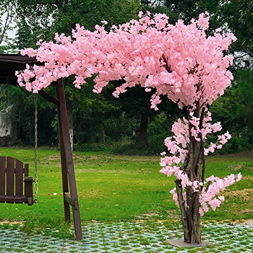 WgGUIF 2x2m/6.6x6.6ft Artificial Cherry Blossom Tree Arch Pink Simulation Plant Wishing Tree Interior Decoration Large Cherry Tree Shopping Mall Hotel Wedding Decoration La 2x2m/6.6x6.6ft von WgGUIF