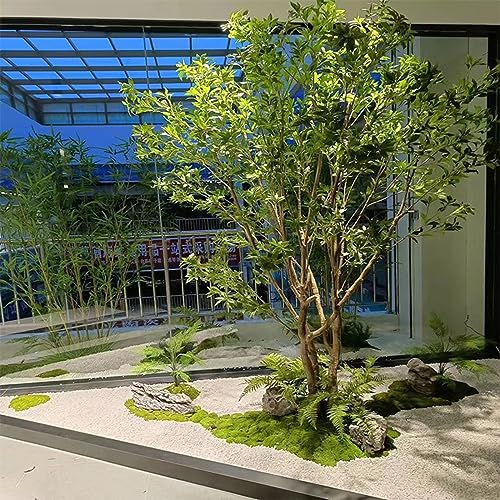 WgGUIF Artificial Tree, Home Decor Artificial Plants Bell Tree Green Floor Bonsai for Office House Farmhouse Living Room Home Decor H 0.8M/2.6FT von WgGUIF