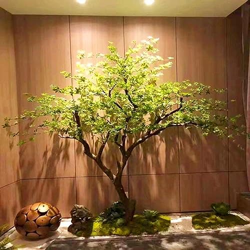 WgGUIF Artificial Tree, Simulated Olive Tree Large Floor-to-Ceiling Bionic Green Plant Large Fake Plants House Modern Greenery Decoration for Indoor Home Office H 1.4M/4.5FT von WgGUIF