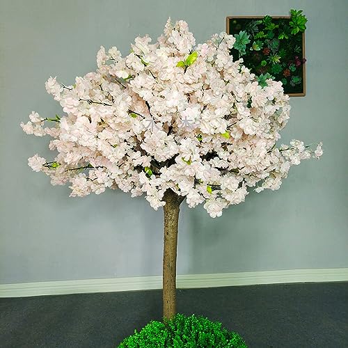 WgGUIF Large Home Decor Artificial Cherry Blossom Trees,Fake Sakura,Real Wood Stems and Lifelike LeavesReplica Artificial Plant for Office Bedroom Living Party DIY Wedding 2 * 2m von WgGUIF