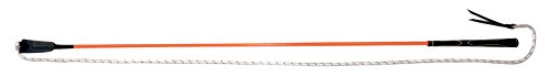 Whip And Go Unisex's 953440100 Ethologischer Stick, Orange, 100 cm von Whip And Go