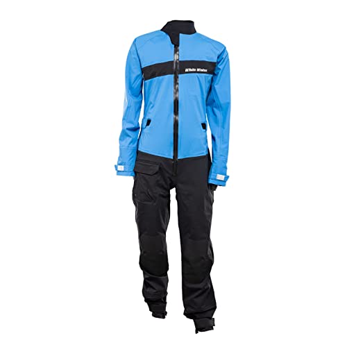 White Water Unisex – Erwachsene FIRETECH 3-Layer Trockenoveralls, Blauschwarz, M von White Water