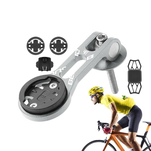 Fahrradcomputerhalterung, Fahrradcomputerhalter | Metallhalterung für Bike Compute - Rostfreie Mobile Kamerahalterung, platzsparende Halterung für Rennrad-Mountainbikes von Whrcy