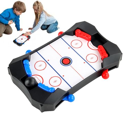 Whrcy Schnelles Sling-Puck-Spiel, Hockey-Tischspiel,Hockey-Tischspiel für die Familie | Unterhaltsames Mini-Eishockey-Desktop-Klassikerspiel für Erwachsene, Familie und Freunde von Whrcy