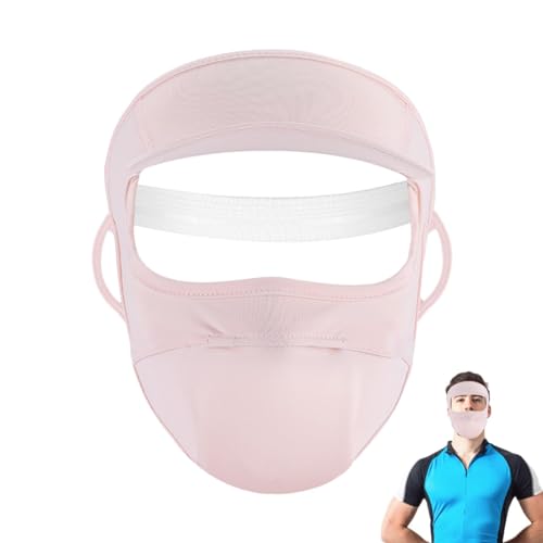 Whrcy Sonnenschutzmasken - Atmungsaktive Maske, Waschbare Wiederverwendbare Maske, Sonnenschutzmaske Ice Silk No Trace Sommer,uv-schutz-kühlmaske, For Radfahren, Sonnenschutz, Outdoor-sportarten von Whrcy