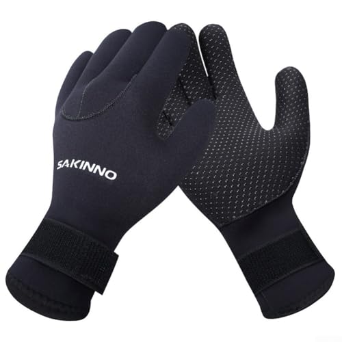 Premium 5 mm Neopren-Handschuhe für Komfort bei Wasserabenteuern (M) von Whychstore