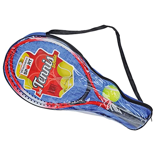 Wiemann Lehrmittel Tennis-Set, 4-teilig, inkl. Tennisschläger, Ball und Tasche von Wiemann Lehrmittel