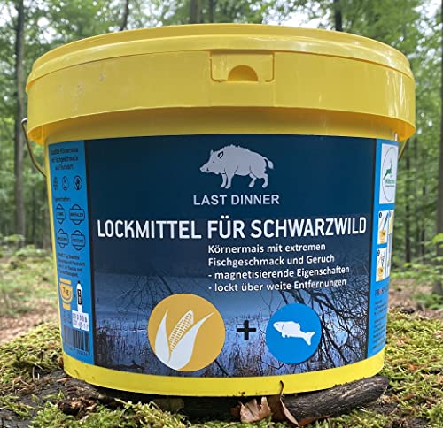 Wildlutscher Körnermais mit Fischgeschmack - LastDinner Nr.1 / 7kg (3,70 €/kg) von Wildlutscher