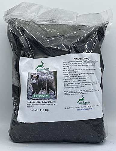 Wildlutscher Suhlenpulver für Schwarzwild 5 kg (13,98 €/kg) von Wildlutscher