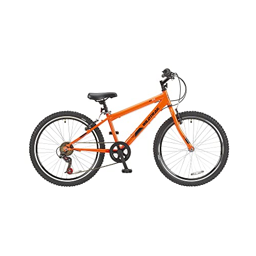 Wildtrak - 24 Zoll Fahrrad für Kinder, Alter 8-10 Jahre, verstellbare Bremsen - Orange von Wildtrak